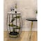 Vintiquewise Metal Barrel Design Cascading Waterfall Floor Water Fountain w/Tiering Wine Bottles Yard Art Decor QI003852 - alternate 4